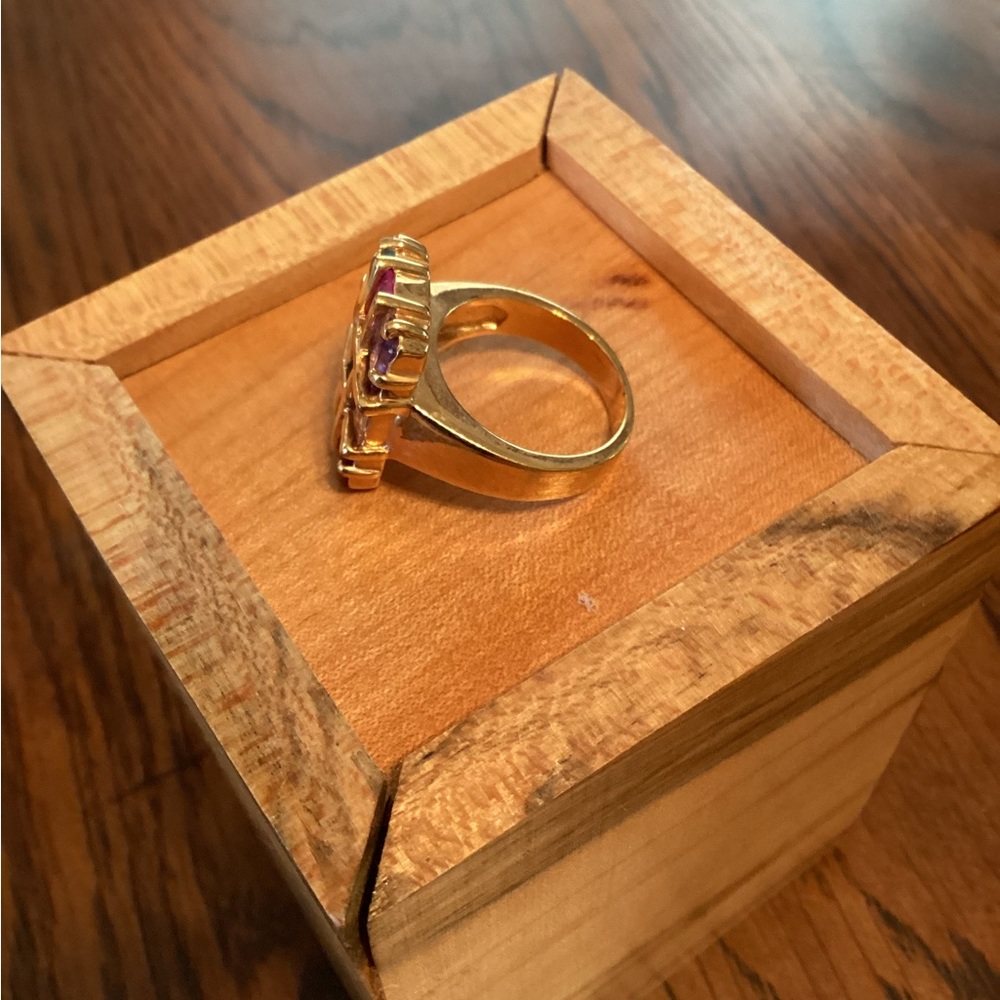 Multi Gemstone Ring - image 4